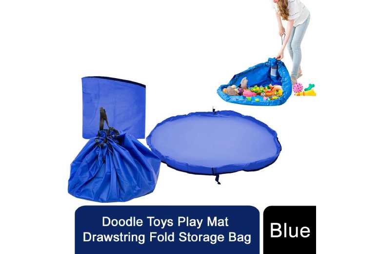 Doodle Nylon Toy Storage Bagand Play Mat Deal Price £6.85