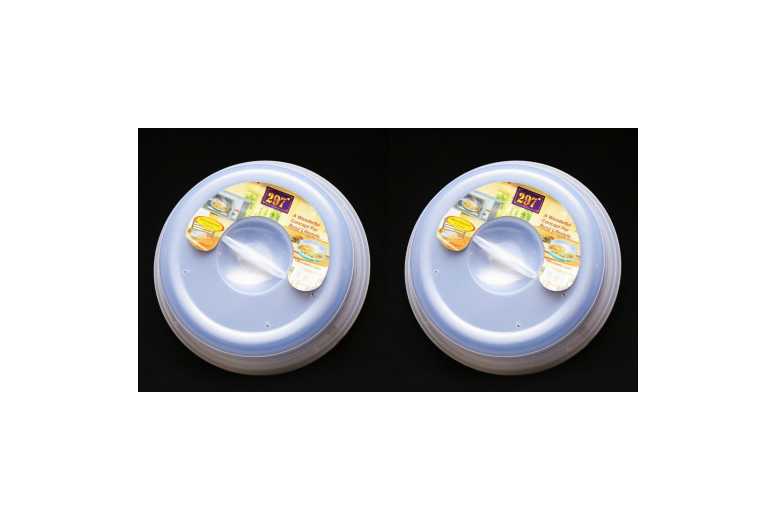 2 pack Microwave Food Cover Plate Deal Price £8.39