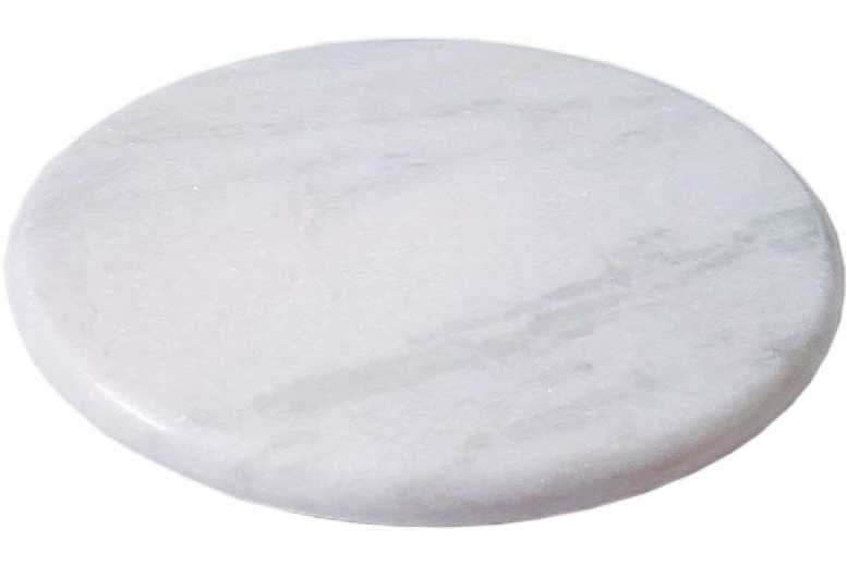 White Marble Chakla Hand Made Deal Price £15.55