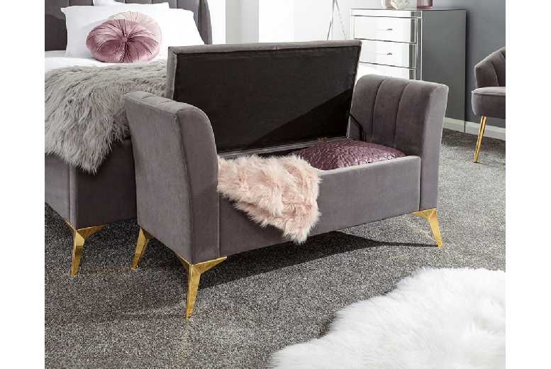 £159.99 instead of £334.99 for a Pettine Velvet Ottoman Storage Bench – save up to 52% £159.99 instead of £334.99 for a Pettine Velvet Ottoman Storage Bench – save up to 52%