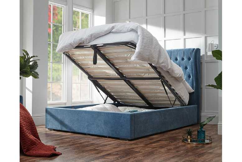 £514.99 instead of £844.99 for a Winged Buttoned Ottoman Headboard – save up to 39% £514.99 instead of £844.99 for a Winged Buttoned Ottoman Headboard – save up to 39%