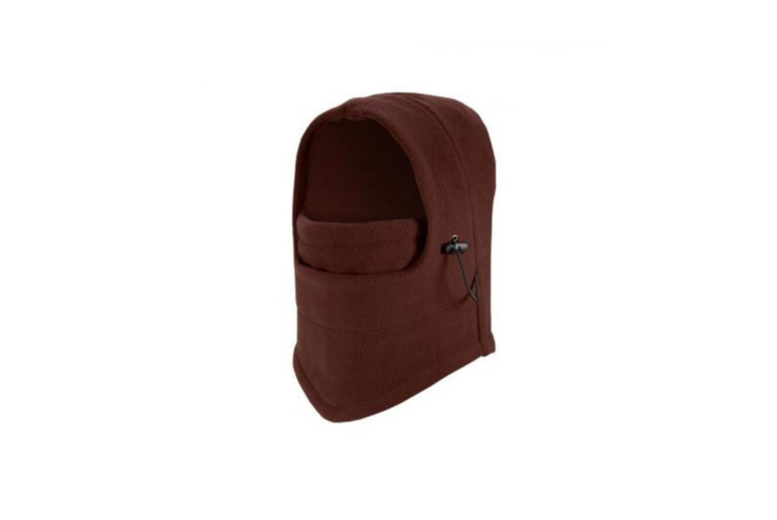 Unisex STD11763 COFFEE / -: 2pck Thermal fleece hood | Wowcher