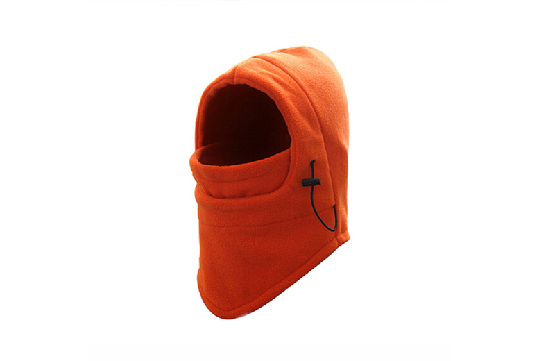 Unisex STD11761 ORANGE / -: 2pck Thermal fleece hood | Wowcher