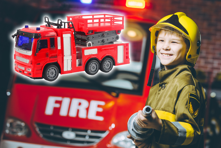 Kids Remote Control Fire Engine at LivingSocial