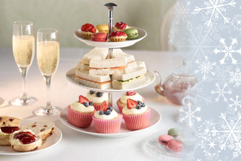 £19 instead of £47 for a Christmas afternoon tea for two people inc. a glass of champagne or mulled wine each at Carmina & Lancelot, Marylebone - save 60%
