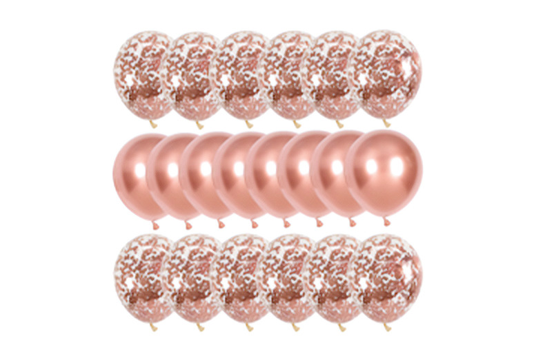 Festive Confetti & Metallic Christmas Balloons – 20 Pack, Eco-Friendly, 12″ Latex | Wowcher