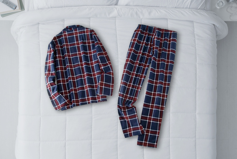 Men’s Long Sleeved Pyjama Set - 4 colours