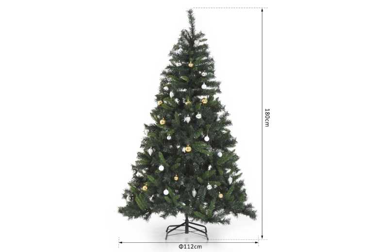 HOMCOM 6FT Indoor Foliage Tree – Low Maintenance, Air-Purifying | Wowcher