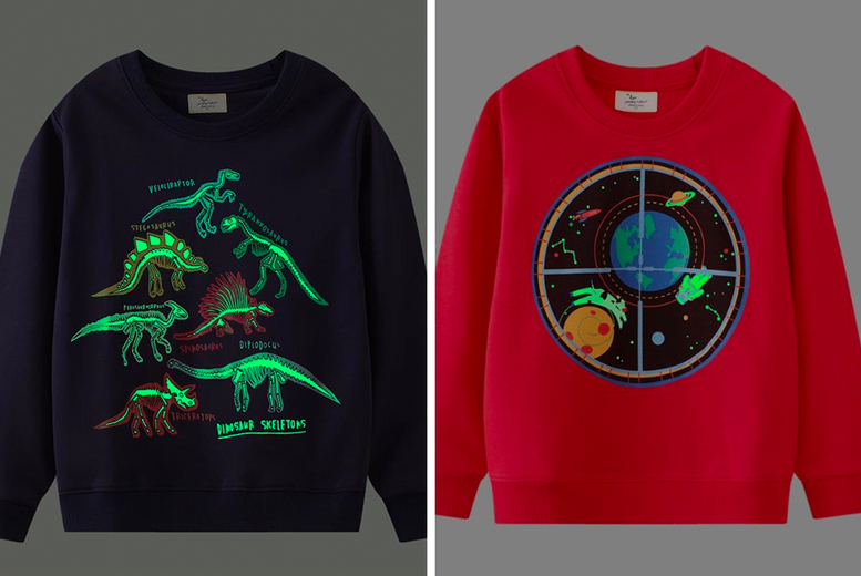 Kids Glow In The Dark Jumper at LivingSocial