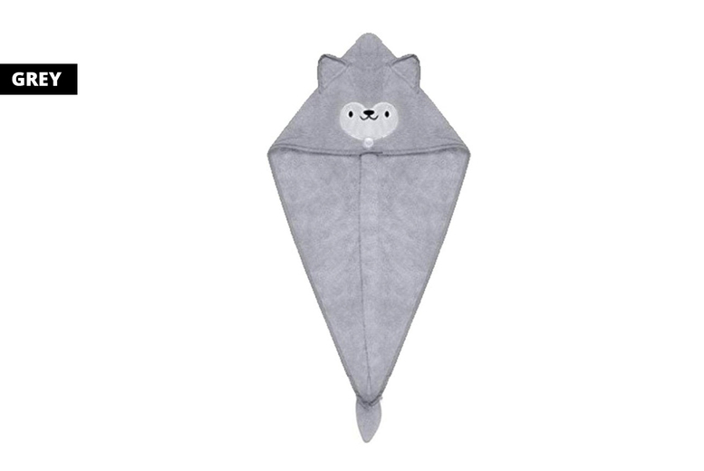Cute Animal Hair Towels – 3 Colours | Wowcher