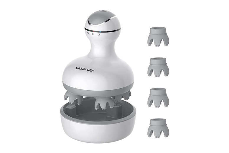 Cordless Electric Head Massager – Stress Relief & Hair Stimulation | Wowcher