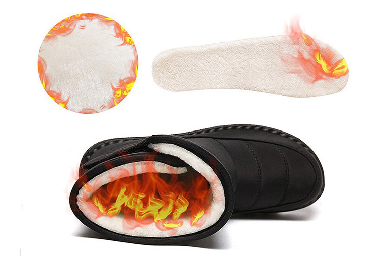 Black Women’s Warm Ankle Boots – Faux Fur Lined & Water Resistant | Wowcher Black Women’s Warm Ankle Boots – Faux Fur Lined & Water Resistant | Wowcher