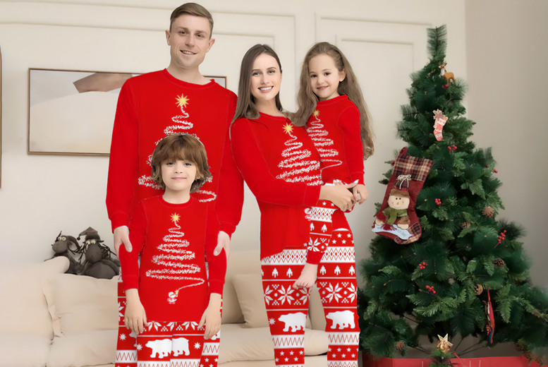 Matching Christmas Family Pyjamas Sleepwear Set - Four Options!