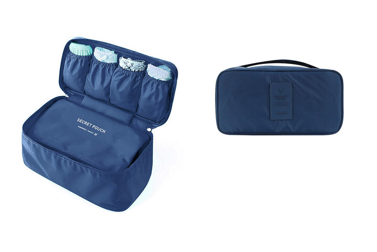 Women's BUORG-NBL Navy Blue - A bra and underwear organiser | Wowcher