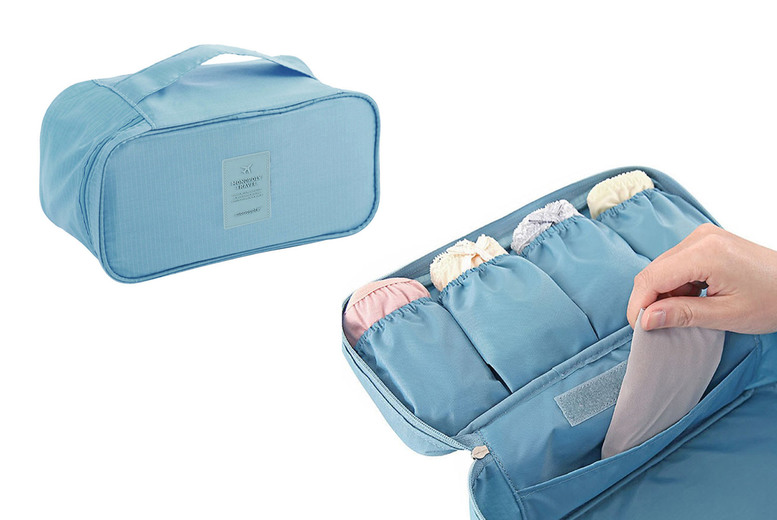 Women's BUORG-BLU Blue - A bra and underwear organiser | Wowcher