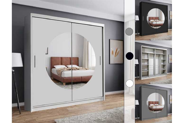 £359.99 instead of £699 for a Ankara Modern Wardrobe 150/203cm £359.99 instead of £699 for a Ankara Modern Wardrobe 150/203cm