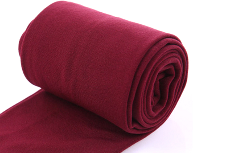 ONE SIZE / WINE: Women's soft fleece leggings | Wowcher