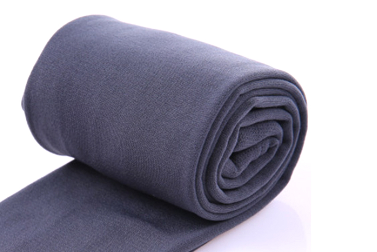 ONE SIZE / GREY: Women's soft fleece leggings | Wowcher