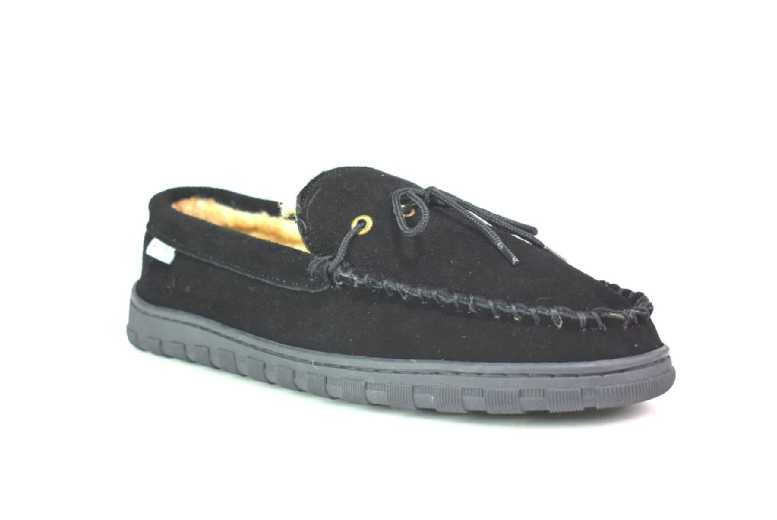 Black Men’s Winter Memory Foam Loafer Slippers – Warm Fabric, Non-Slip, Casual Indoor Outdoor Footwear | Wowcher Black Men’s Winter Memory Foam Loafer Slippers – Warm Fabric, Non-Slip, Casual Indoor Outdoor Footwear | Wowcher