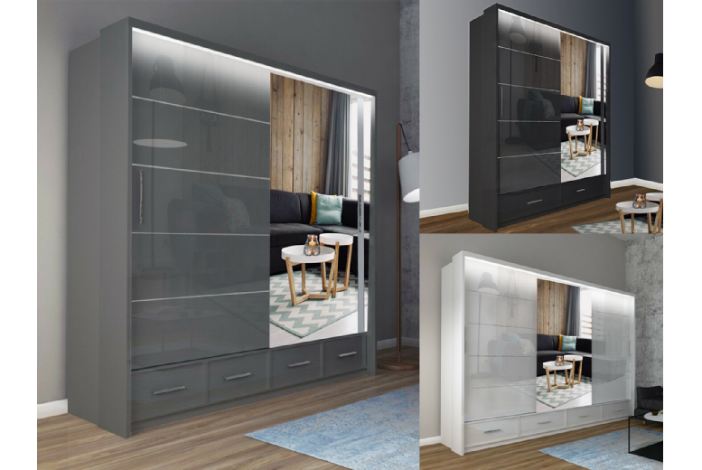 £469 instead of £999 for a Valencia Sliding Wardrobe 150/203/253cm £469 instead of £999 for a Valencia Sliding Wardrobe 150/203/253cm