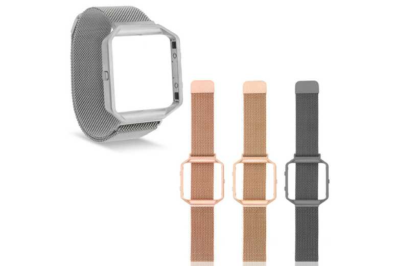 Fitbit Blaze Premium Smart Watch Fitness Tracker – Metal Mesh Band, Heart Rate Monitor, Customisable Wearable Tech | Wowcher