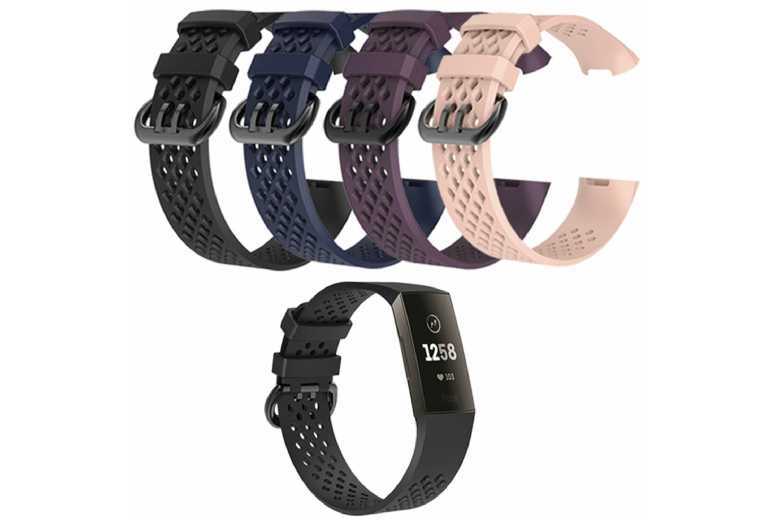 Dynamic Fitbit Charge 3 Silicone Strap Band – Premium Fitness Tracker Accessory | Wowcher