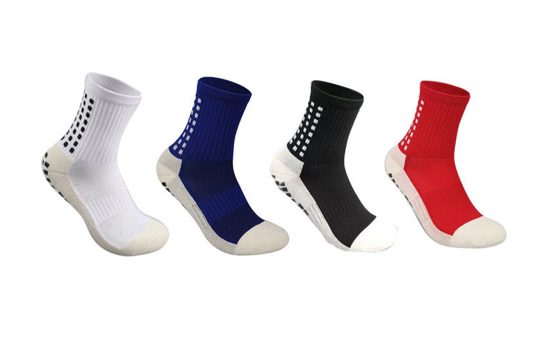 Men’s Silicone Sole Non-Slip Sports Socks – Pack of 4 | Wowcher