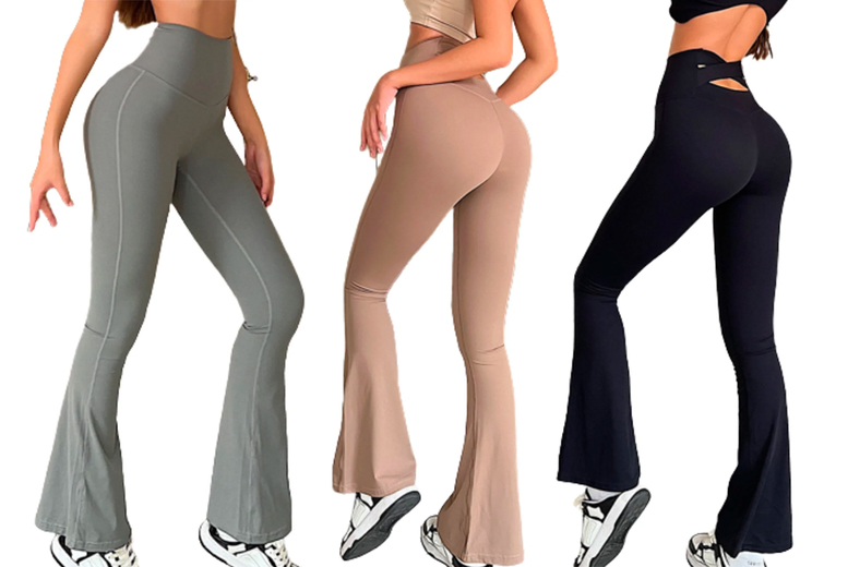 Women’s Bell Bottom Yoga Pants – Black, Grey, Khaki | Fashion | Offer Price £ 16.99 Women’s Bell Bottom Yoga Pants – Black, Grey, Khaki | Fashion | Offer Price £ 16.99