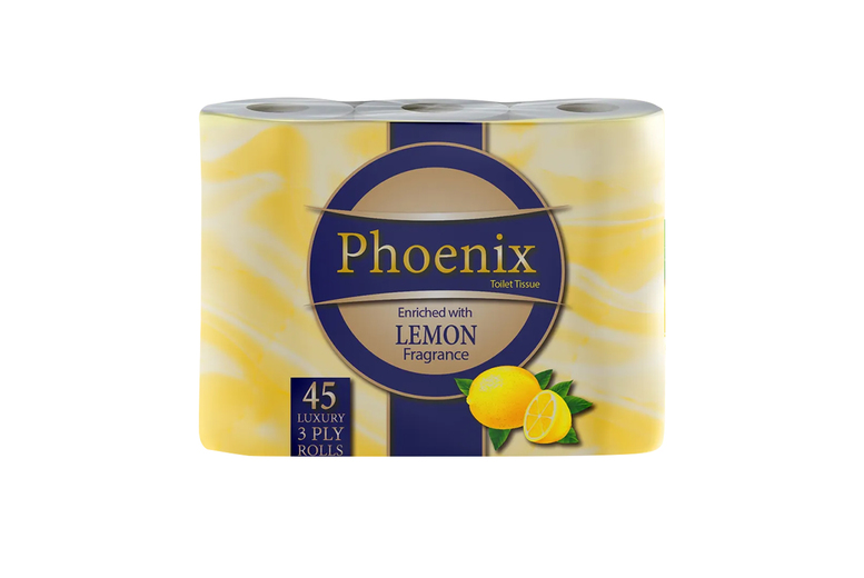 45 Roll 3-Ply Quilted Toilet Tissue – Extra Soft, Lemon Fragranced, Eco-Friendly Virgin Wood Pulp | Wowcher