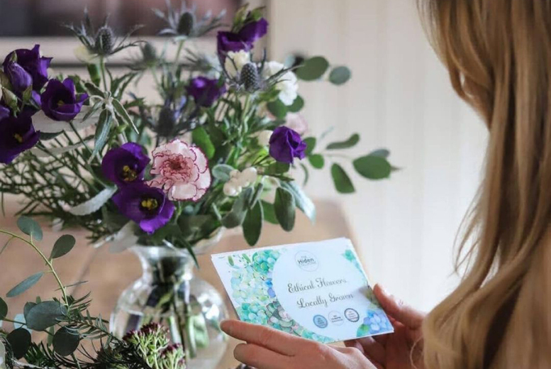Seasonal Flower Bouquet Voucher - 50% Off Ethical British Blooms | Wowcher