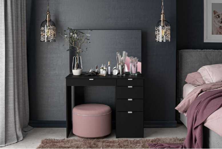 £264.99 instead of £494.99 for a Ava 5 Drawer Dressing Table & Mirror £264.99 instead of £494.99 for a Ava 5 Drawer Dressing Table & Mirror