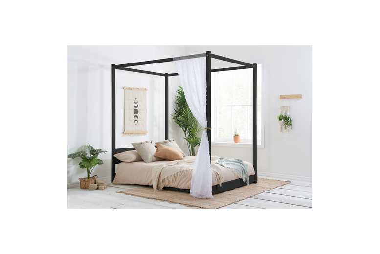£364.99 instead of £599.99 for a Darwin 4 Poster Bed Frame White or Black – save up to 39% £364.99 instead of £599.99 for a Darwin 4 Poster Bed Frame White or Black – save up to 39%