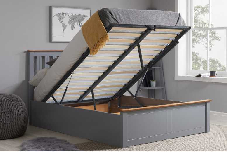 £484.99 instead of £784.99 for a Timeless Phoenix Ottoman Bed Stone Grey – save up to 38% £484.99 instead of £784.99 for a Timeless Phoenix Ottoman Bed Stone Grey – save up to 38%