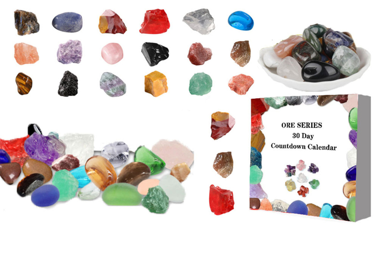 30 Day Crystal and Mineral Countdown Calendar | Wowcher
