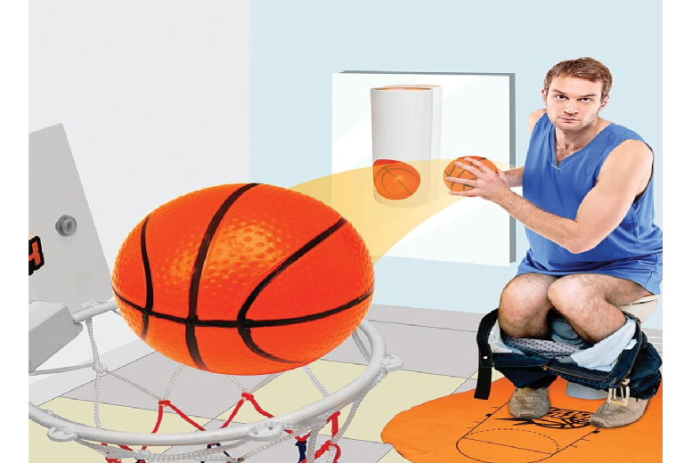 Toilet Basketball Set from LivingSocial