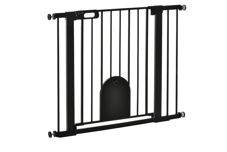 Extra Wide Pet Safety Gate for Small Pets – Secure Metal Barrier, Easy-Fit, Double Locking | Wowcher Extra Wide Pet Safety Gate for Small Pets – Secure Metal Barrier, Easy-Fit, Double Locking | Wowcher