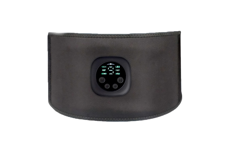 EMS Abdominal Muscle Stimulator Belt – Rechargeable, Multi-Mode Toning for Abs & Body | Wowcher