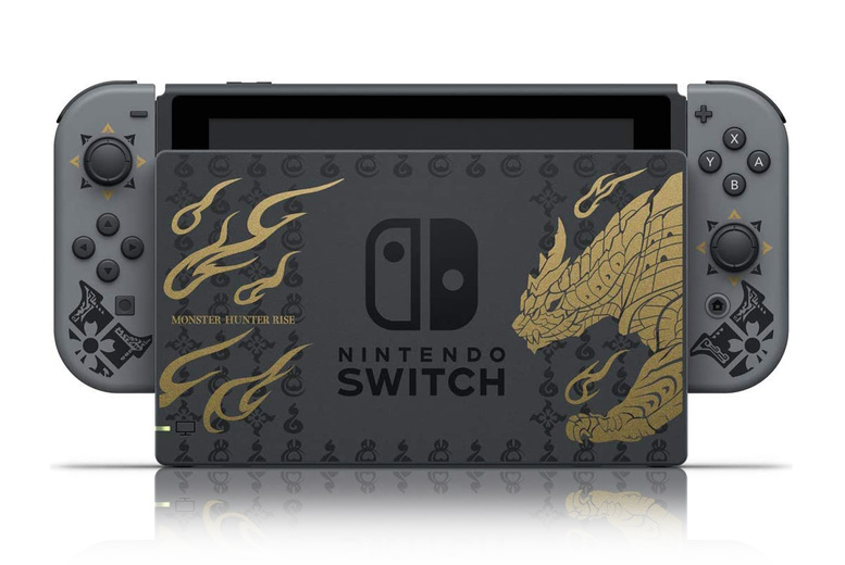 £359 instead of £395.95 for a Nintendo Switch: Monster Hunter Rise Edition from The Chelsea Gamer – save £36.95 £359 instead of £395.95 for a Nintendo Switch: Monster Hunter Rise Edition from The Chelsea Gamer – save £36.95