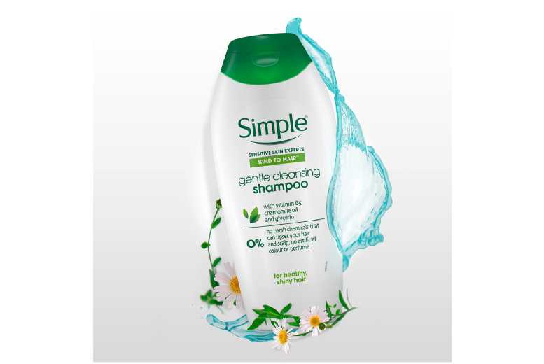 Simple Kind to Hair Nourishing Shampoo, 3x400ml – Gentle Care for All Hair Types | Wowcher
