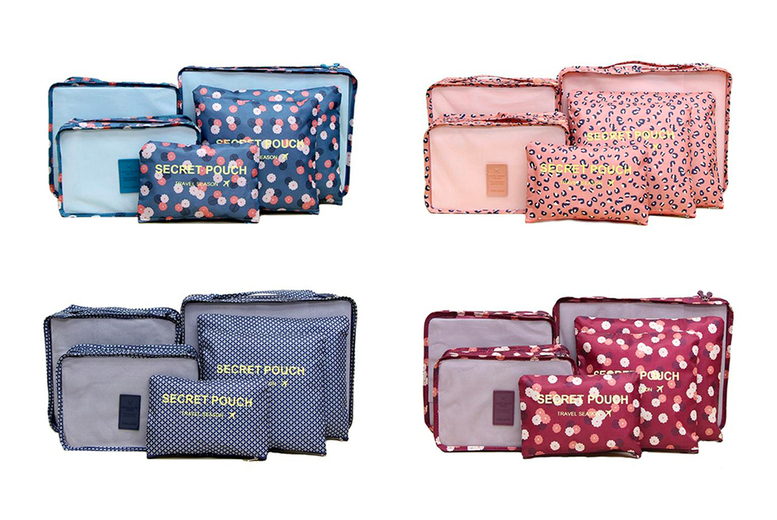 Six Suitcase Organiser Bags – Perfect for Summer Travel | Wowcher
