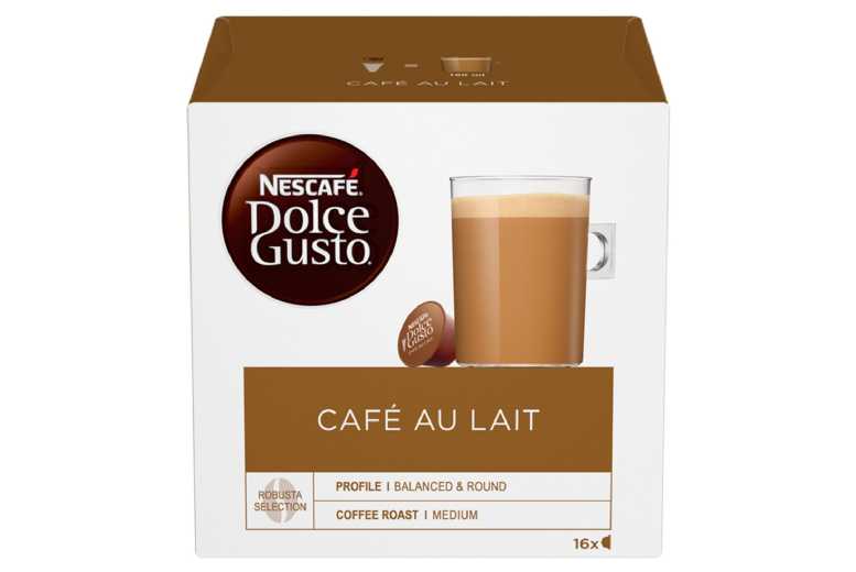 Nescafe Dolce Gusto Coffee Pods Caf Au Lait – 16 Pods | Wowcher