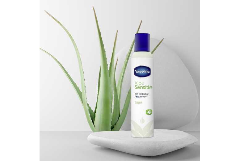 Vaseline Aloe Sensitive Antiperspirant for Women – Pack Options Available | Wowcher