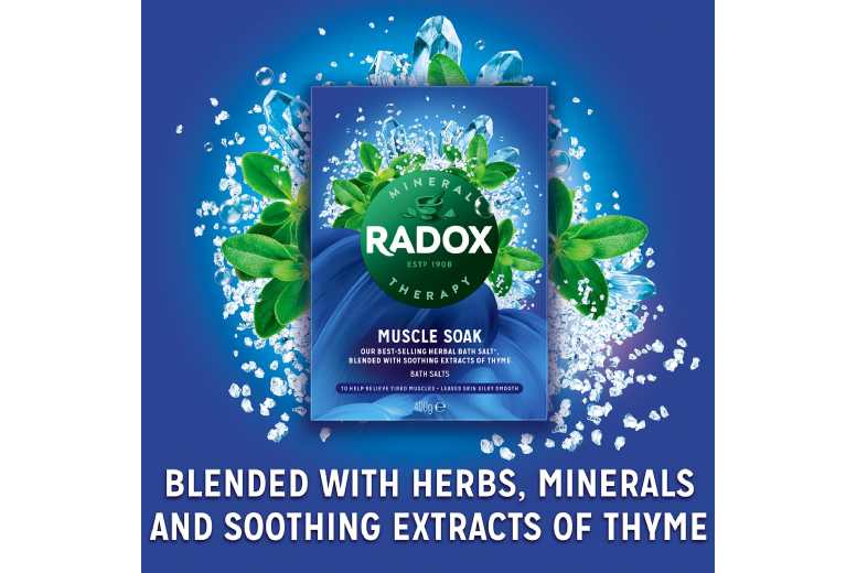 Radox Mineral Therapy Muscle-Soothing Bath Salt with Thyme – Natural Relaxation for Tired Muscles (Pack of 3 or 6) | Wowcher