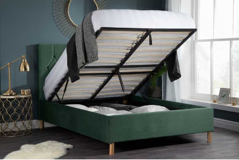 Modern Green Loxley Ottoman Bed Frame | Home | Offer Price £ 504.99 Modern Green Loxley Ottoman Bed Frame | Home | Offer Price £ 504.99