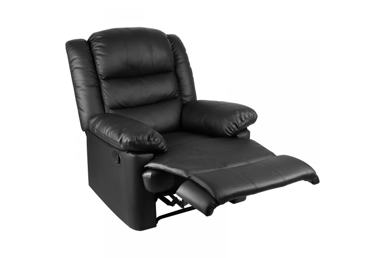 Adjustable Leather Recliner Armchair Sofa – Modern PU, High-Back, Black or Brown | Wowcher Adjustable Leather Recliner Armchair Sofa – Modern PU, High-Back, Black or Brown | Wowcher