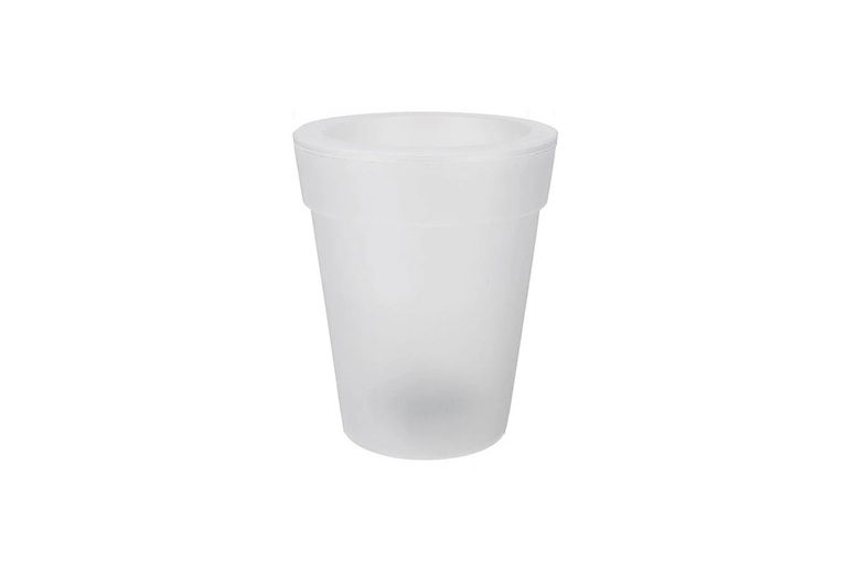 Solar LED Flower Pot – Weatherproof Outdoor Lighting, Round or Square, Solar Powered | Wowcher