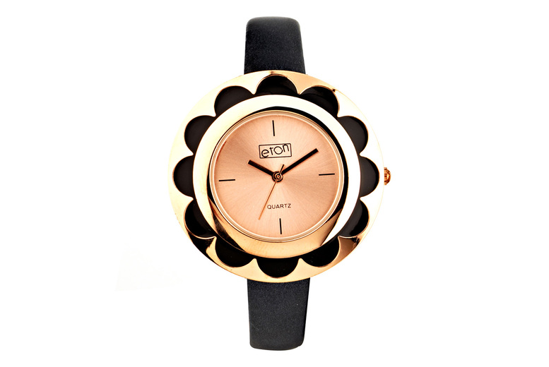 Eton Flower Bezel Quartz Women’s Watch | Wowcher