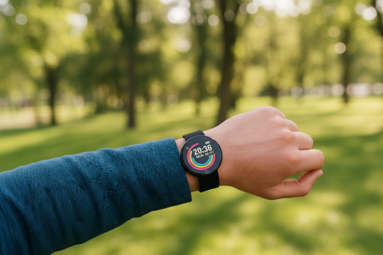 12-in-1 Smart Watch Fitness Tracker - Touchscreen Wearable Tech with Heart Rate Monitor, SpO₂ & IP67 Splashproof - Apple Watch & Samsung Galaxy Watch Alternative | Wowcher