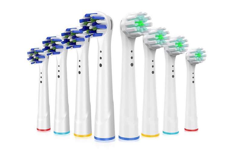 Replacement Electric Toothbrush Heads – Oral-B Compatible, Floss Technology, 4-Pack for Gum Care & Travel | Wowcher