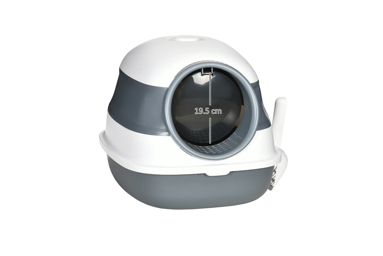 Hooded Cat Litter Box with High Sides – Portable, Odour Control, Easy Clean | Wowcher Hooded Cat Litter Box with High Sides – Portable, Odour Control, Easy Clean | Wowcher